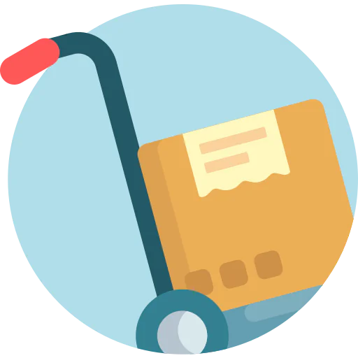 Trolley cart icon