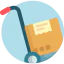 Trolley cart icon 64x64