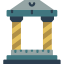 Greek temple icon 64x64