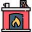 Fireplace icon 64x64