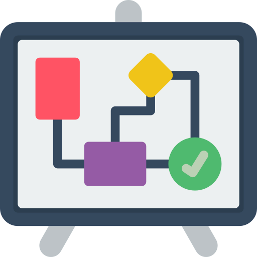 Flow chart icon