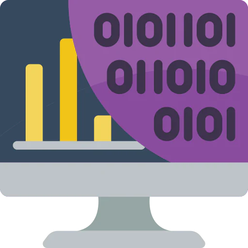 Binary code ícono