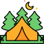 Camping icône 64x64