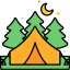 Camping icon 64x64