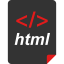 HTML иконка 64x64