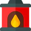 Fireplace icon 64x64