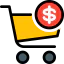 Shopping cart icon 64x64