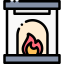 Fireplace icon 64x64