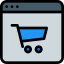 Online shopping icon 64x64