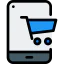 Mobile shopping icon 64x64