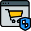 Secure shopping icon 64x64