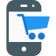 Mobile shopping icon 64x64