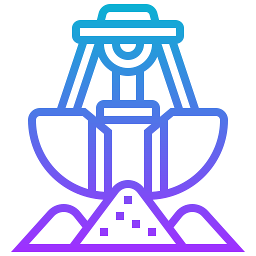 Construction machine icon