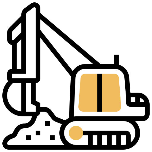 Construction machine icon
