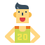 Volleyball player icon 64x64