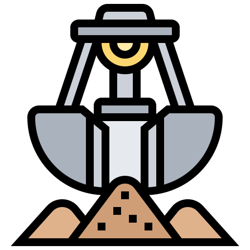 Construction machine icon