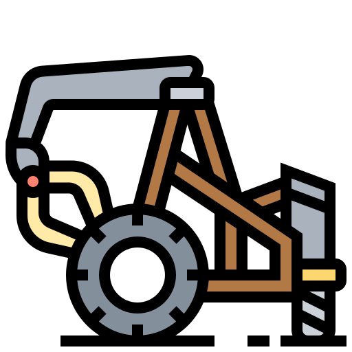 Construction machine icon