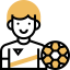 Football player icon 64x64
