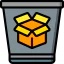 Paper bin アイコン 64x64
