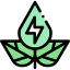 Зеленая энергия иконка 64x64