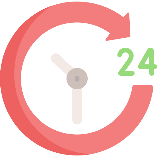 24 hours icon