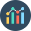 Bar chart ícono 64x64