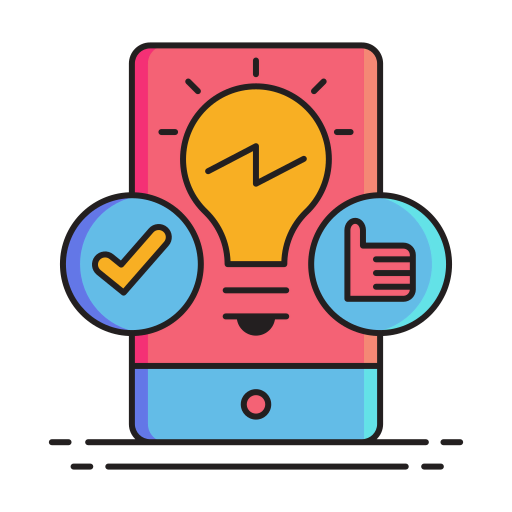 Mobile analytics icon