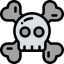 Skull and bones icon 64x64