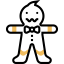 Gingerbread man icon 64x64
