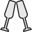 Champagne glass іконка 64x64