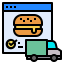 Food delivery Ikona 64x64