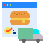 Food delivery Ikona 64x64