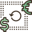 Currency exchange icon 64x64