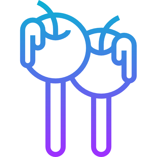 Caramelized apple icon