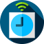 Smart clock icon 64x64