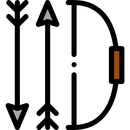 Bow and arrow icon