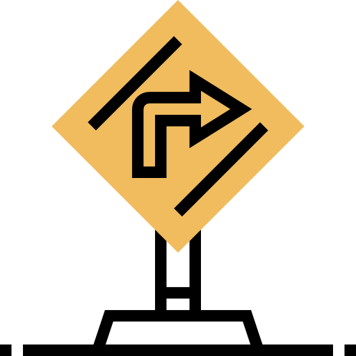 Traffic sign icon