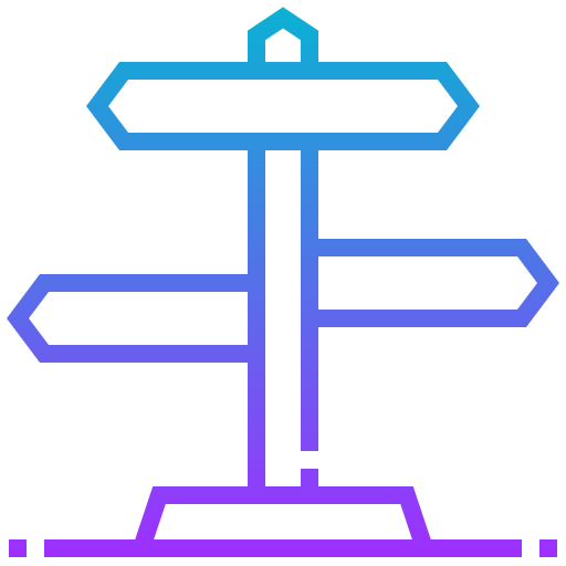 Signpost icon