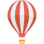 Hot air balloon icon 64x64