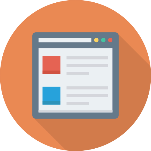 Web  design icon