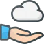 Cloud computing icon 64x64