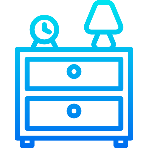 Bedside table icon