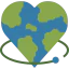 Earth globe icon 64x64