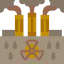 Nuclear plant icon 64x64