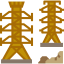 Electric tower icon 64x64