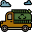Recycling truck icon 64x64