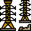 Electric tower icon 64x64