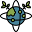 Planet earth icon 64x64