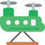 Military helicopter icon 64x64