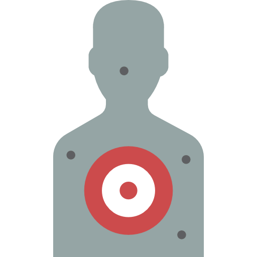 Shooting target icon